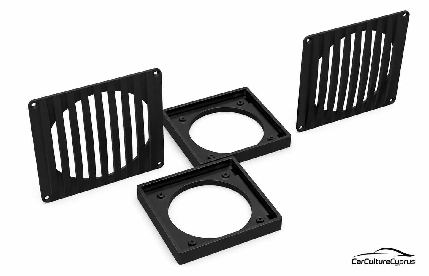 Nissan Micra K10 Rear Speaker Box Set – 4" Boxes & Grilles