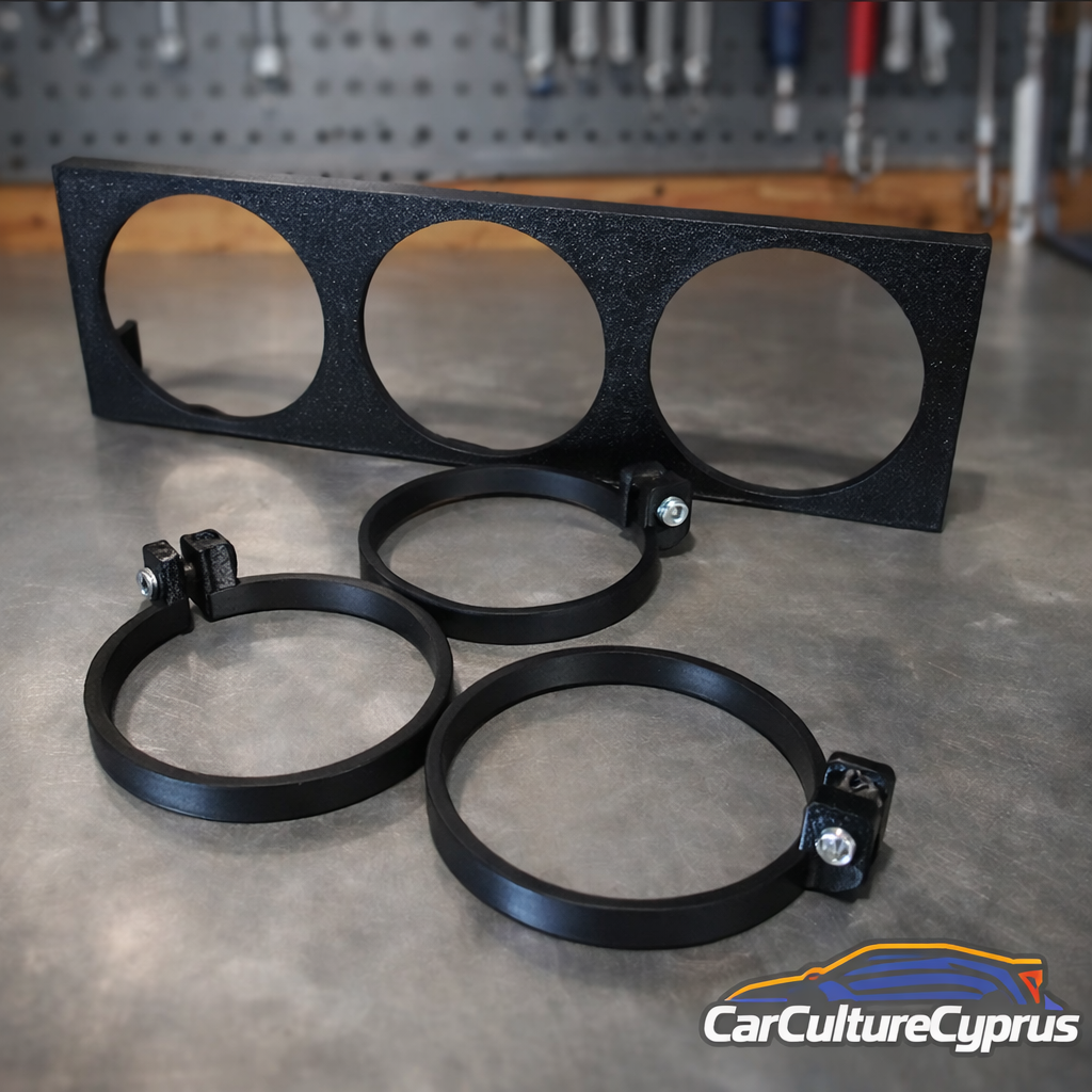 VW Golf MK4 3-Gauge Panel – Triple 52mm Pod Holder – Center Console Instrument Mount