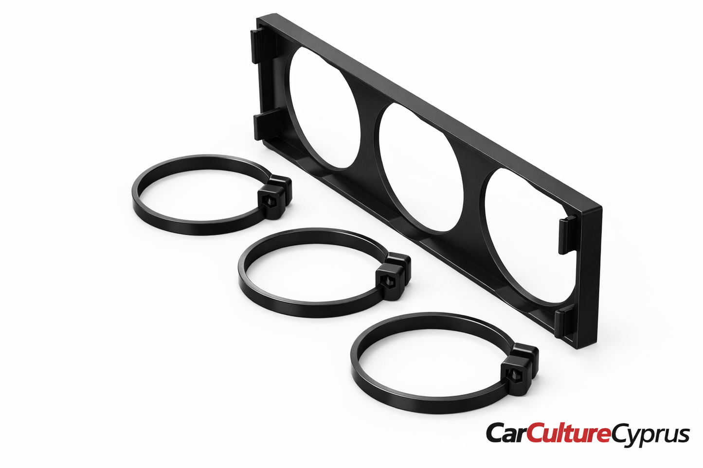 VW Golf MK4 3-Gauge Panel – Triple 52mm Pod Holder – Center Console Instrument Mount