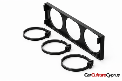 VW Golf MK4 3-Gauge Panel – Triple 52mm Pod Holder – Center Console Instrument Mount