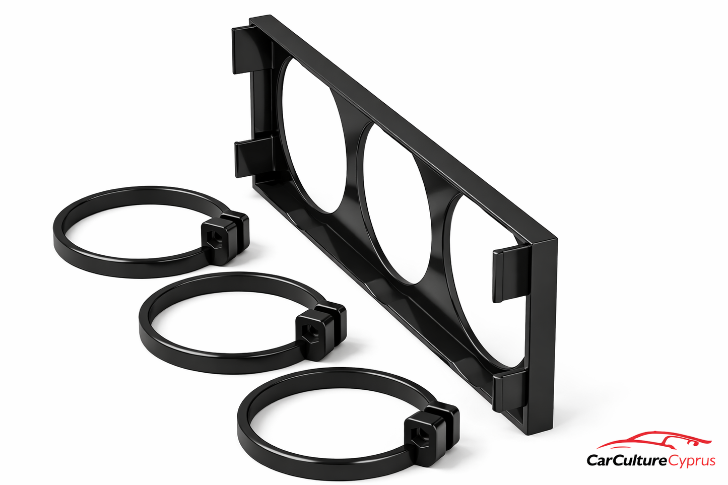 VW Golf MK4 3-Gauge Panel – Triple 52mm Pod Holder – Center Console Instrument Mount