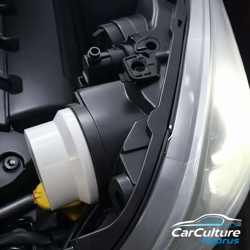Megane LED conversion Covers Renault Headlight caps