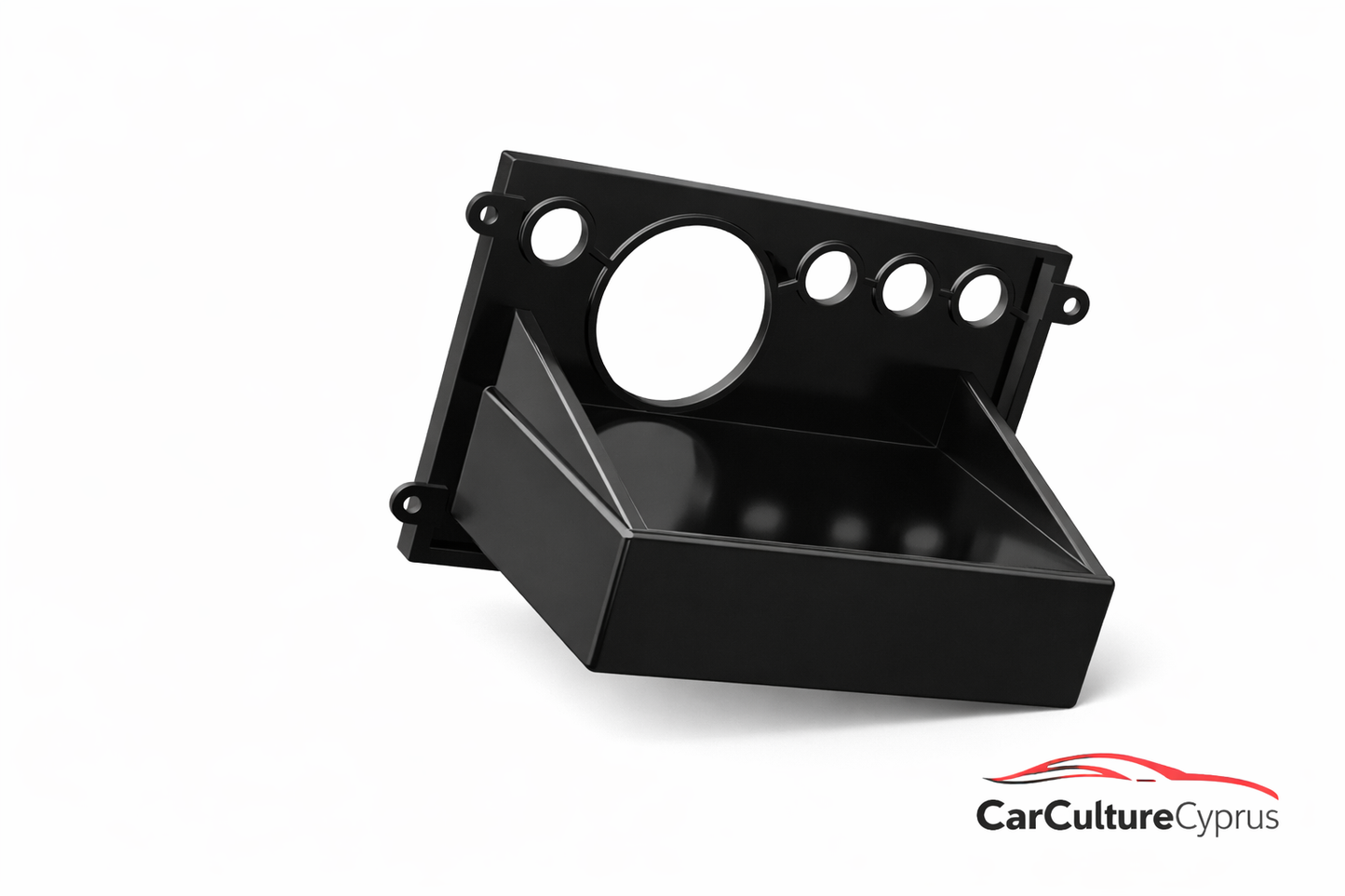 Mazda Miata NA Double DIN Radio Plate with Storage & Gauge Mount