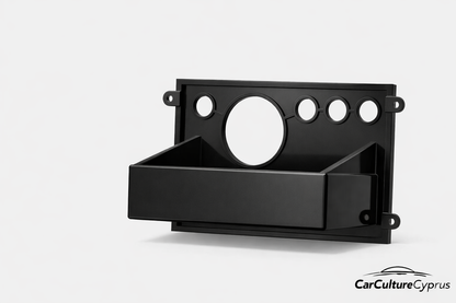 Mazda Miata NA Double DIN Radio Plate with Storage & Gauge Mount