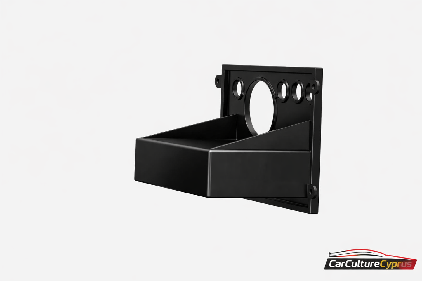 Mazda Miata NA Double DIN Radio Plate with Storage & Gauge Mount