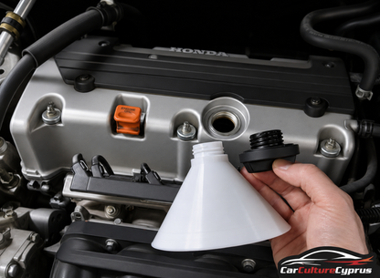 Honda / Acura Threaded Oil Funnel – Spill-Free Oil Refill Tool