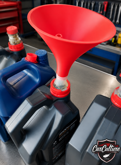 Oil Canister Funnel with Vent – Waste Oil Transfer Tool