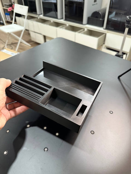 Audi Q8 Organizer e-tron Rangement latéral – Insert de compartiment de tableau de bord gauche noir