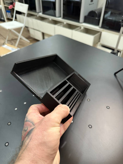 Audi Q8 Organizer e-tron Rangement latéral – Insert de compartiment de tableau de bord gauche noir