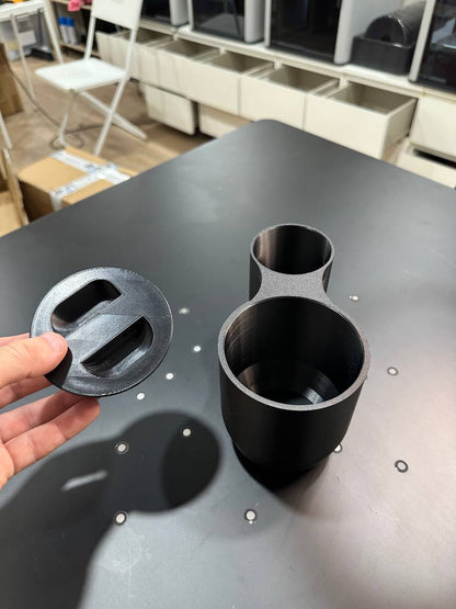 Rallonge de porte-gobelet MINI Cooper R53 | Insert inférieur en option inclus noir