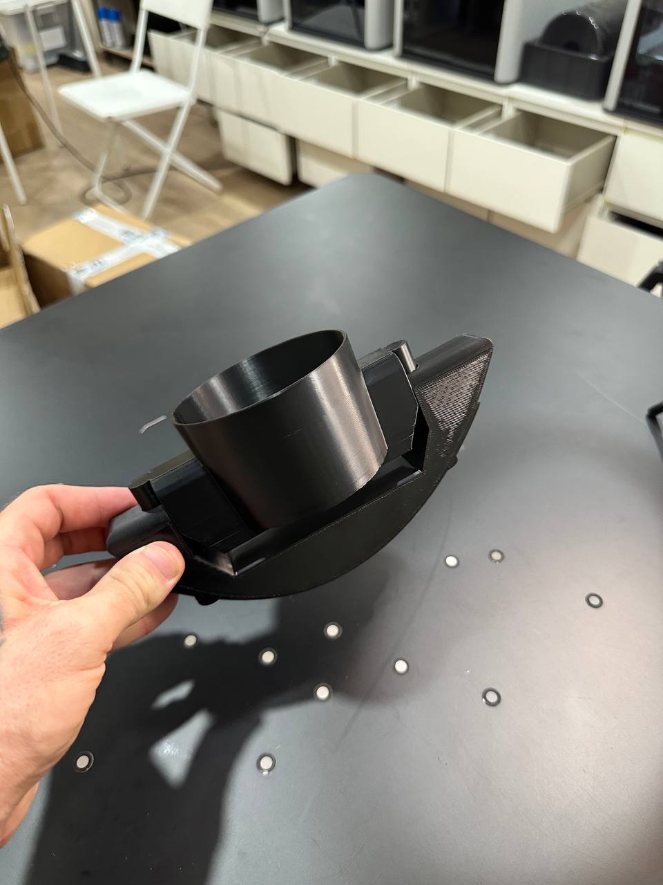 Porte-gobelet Smart Slot Saab — Pour NG 9-3 (2003–2010) noir