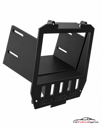 Polaris Slingshot Double-DIN Radio Mount Set – Panel & Visor