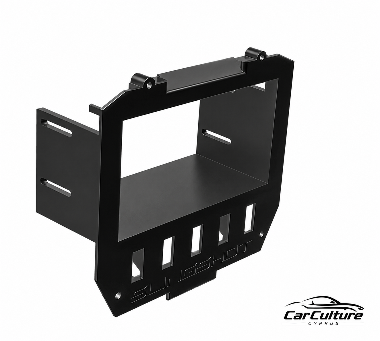 Polaris Slingshot Double-DIN Radio Mount Set – Panel & Visor
