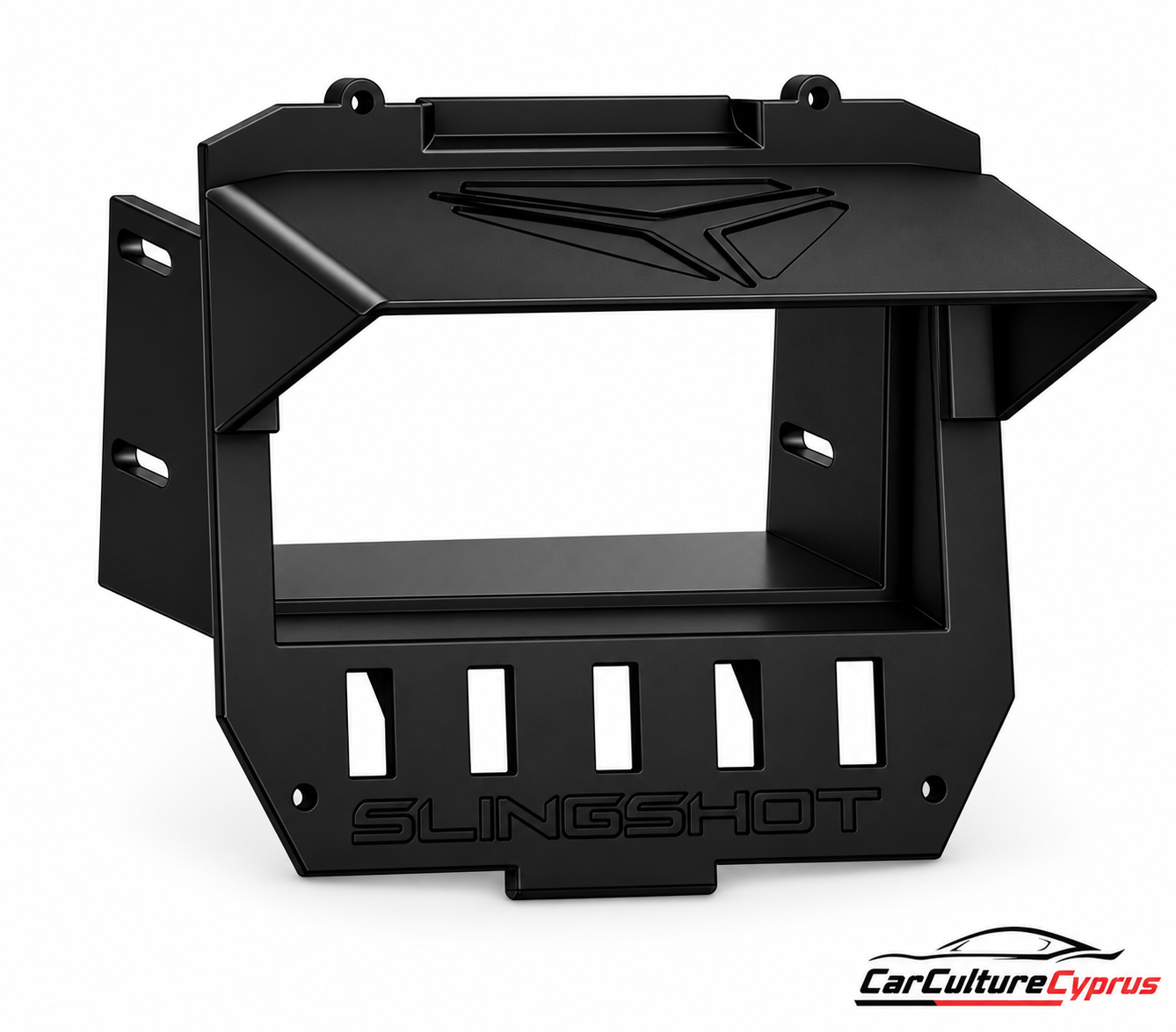 Polaris Slingshot Double-DIN Radio Mount Set – Panel & Visor