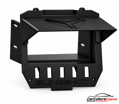 Polaris Slingshot Double-DIN Radio Mount Set – Panel & Visor