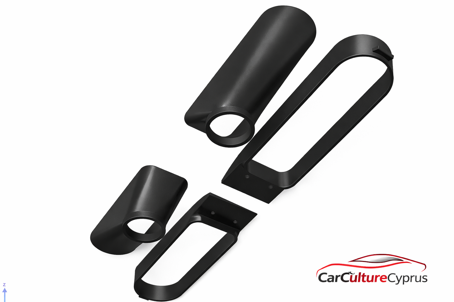 Porsche 968 / 993 Fog Light Brake Duct Set – Left & Right