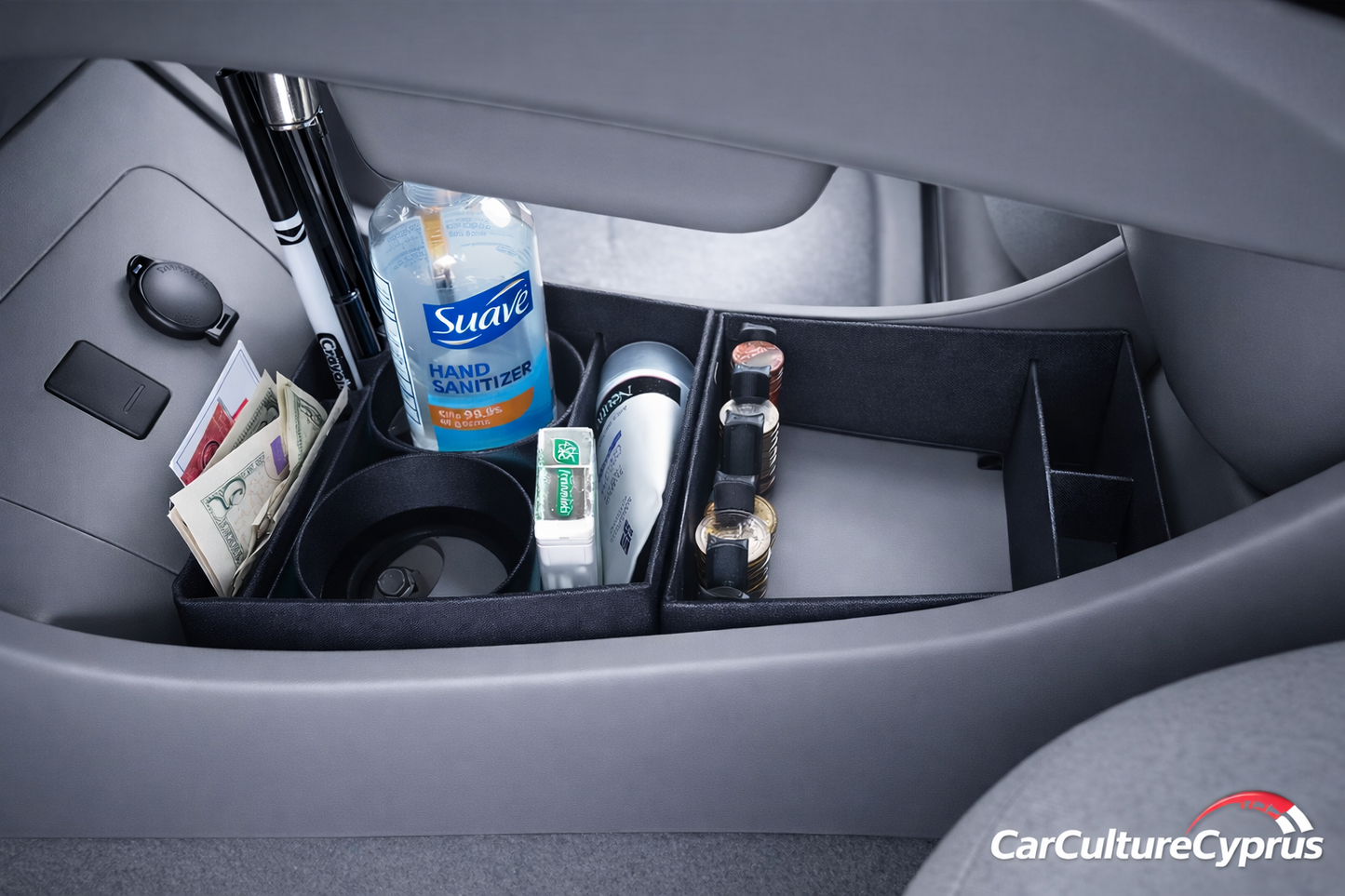 Toyota Prius Gen 3 Center Console Organizer | Cup Holder & Coin Tray Insert | 2010–2015