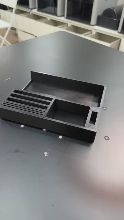 Audi Q8 Organizer e-tron Rangement latéral – Insert de compartiment de tableau de bord gauche noir