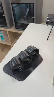 Support triple de manomètres Mazda RX8 – Fixation sur garniture intérieure 52 mm