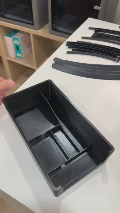 Plateau de console centrale Audi B9 (sans prise 12V) — Noir