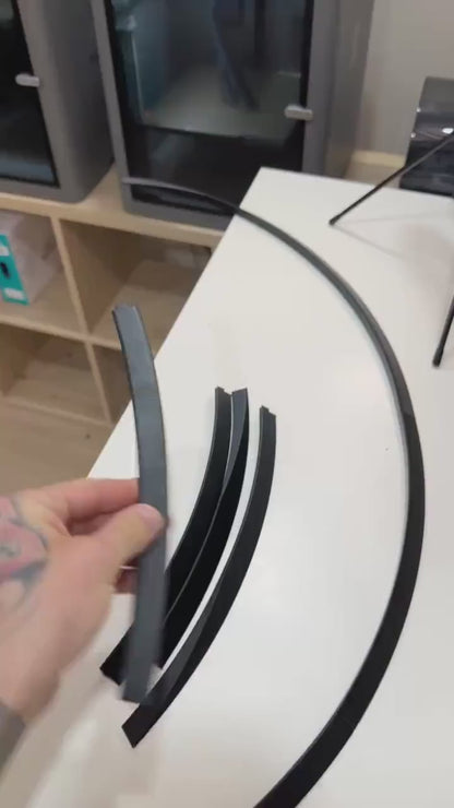 Nissan 350Z 380RS Style Fender Flares: ASA Plastic Extension Kit (8 Pieces)
