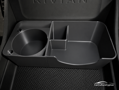Rivian R1T / R1S Floor Bottle Organizer – Small or Large Storage Tray