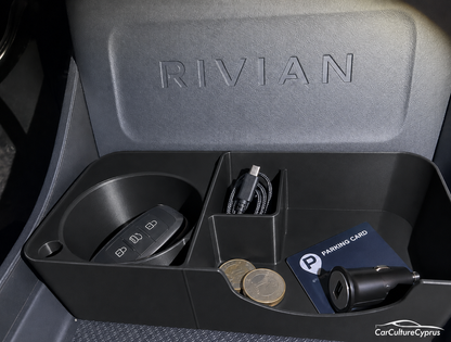Rivian R1T / R1S Floor Bottle Organizer – Small or Large Storage Tray