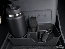 Rivian R1T / R1S Floor Bottle Organizer – Small or Large Storage Tray