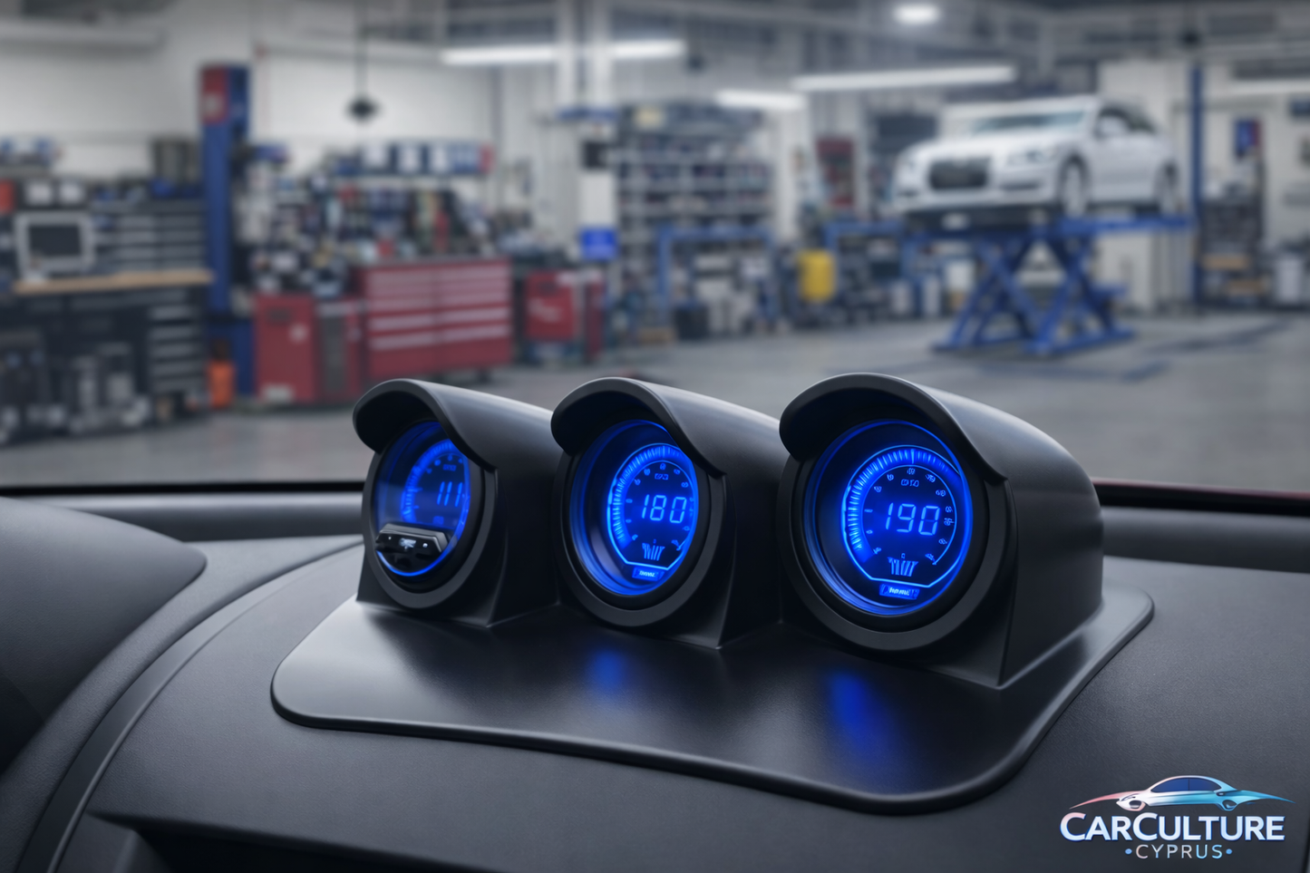 Mazda RX8 Triple Gauge Pod – 52mm Interior Trim Mount