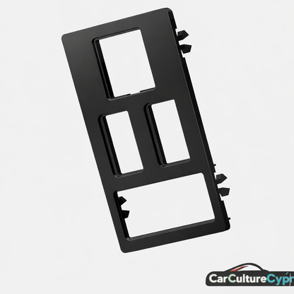 Mazda RX-7 FC3S Center Console Plate – Armrest Switch Panel Insert – 4 Variations