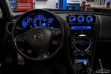 Support de Manomètres Incliné avec Visière 3x52mm pour Console Centrale Mazda RX-8