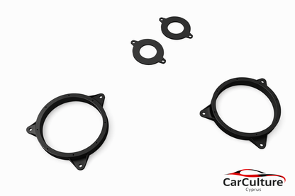 Saab 900 / 9-3 Speaker Adapter Set – Door & Dash Mounts
