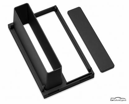 Saab 9-5 Single DIN Radio Frame with Storage Pocket – Head Unit Adapter