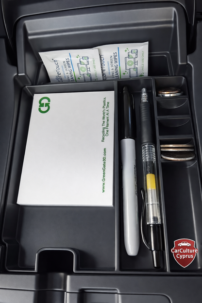 Subaru Crosstrek Center Console Organizer – Tray Insert with Coin Slots & Pen Holder (2018+)