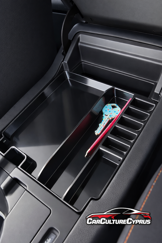 Subaru Crosstrek Center Console Organizer – Tray Insert with Coin Slots & Pen Holder (2018+)