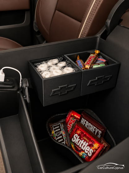 Chevy Silverado Console Storage Bin – 2014–2018 Bucket Seat Organizer