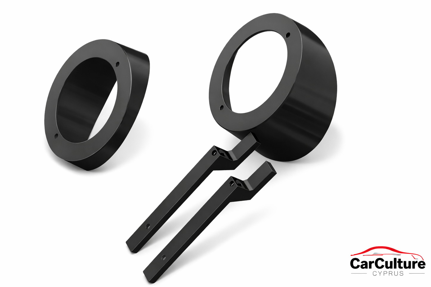 Fiat 124 Spider Classic Front Turn Signal Mount Bracket Set