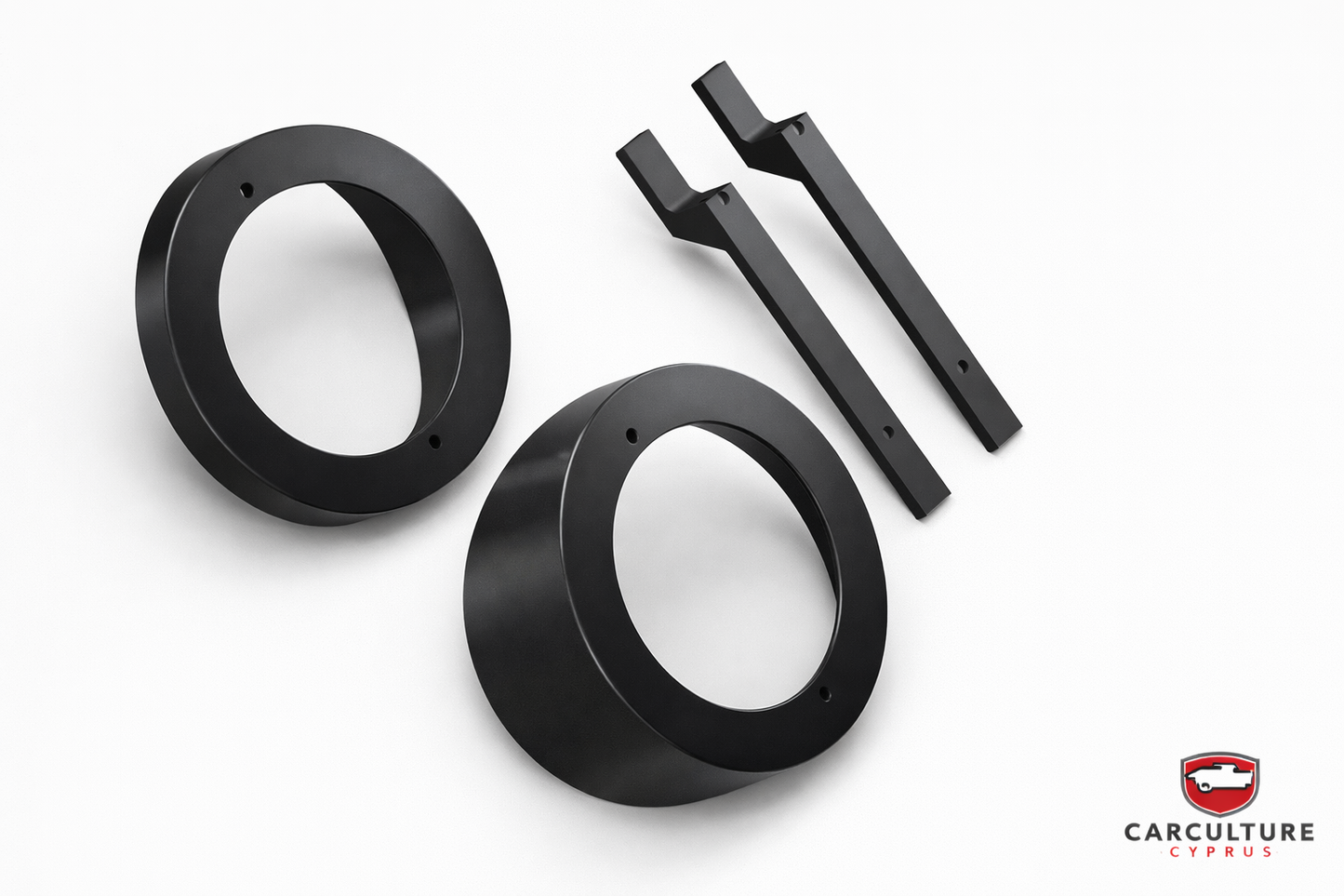 Fiat 124 Spider Classic Front Turn Signal Mount Bracket Set