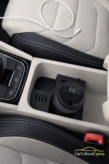 Skoda Kodiaq Center Console Organizer Cup Holder | Removable Pots Design