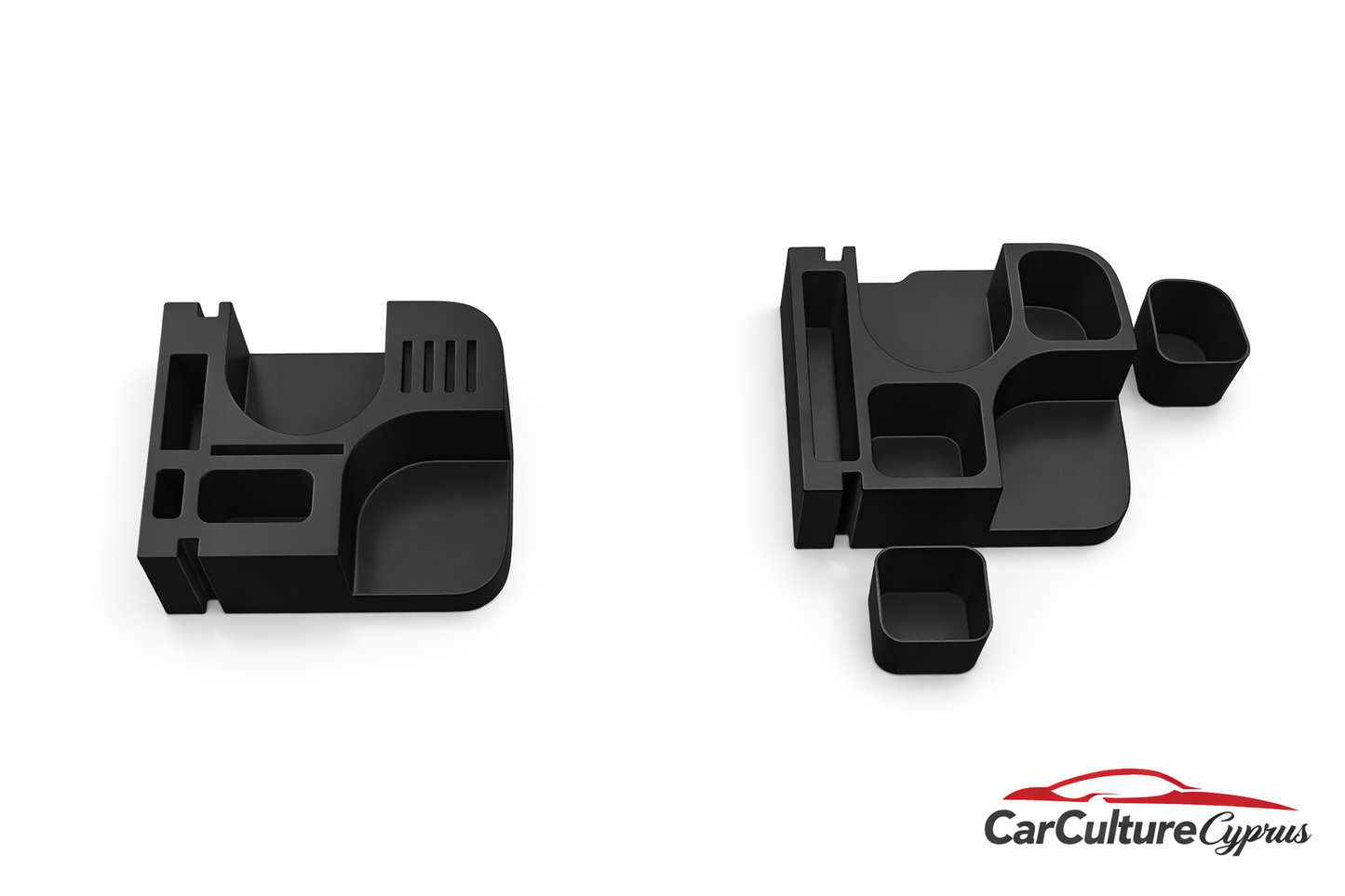 Skoda Kodiaq Center Console Organizer Cup Holder | Removable Pots Design