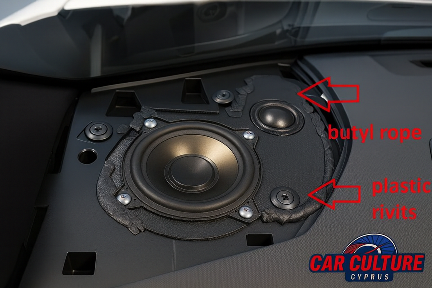 Dashboard Speaker Adapter set for Toyota GT86 / Scion FR-S / Subaru BRZ (Rain-Shield + Tweeter Chamber)