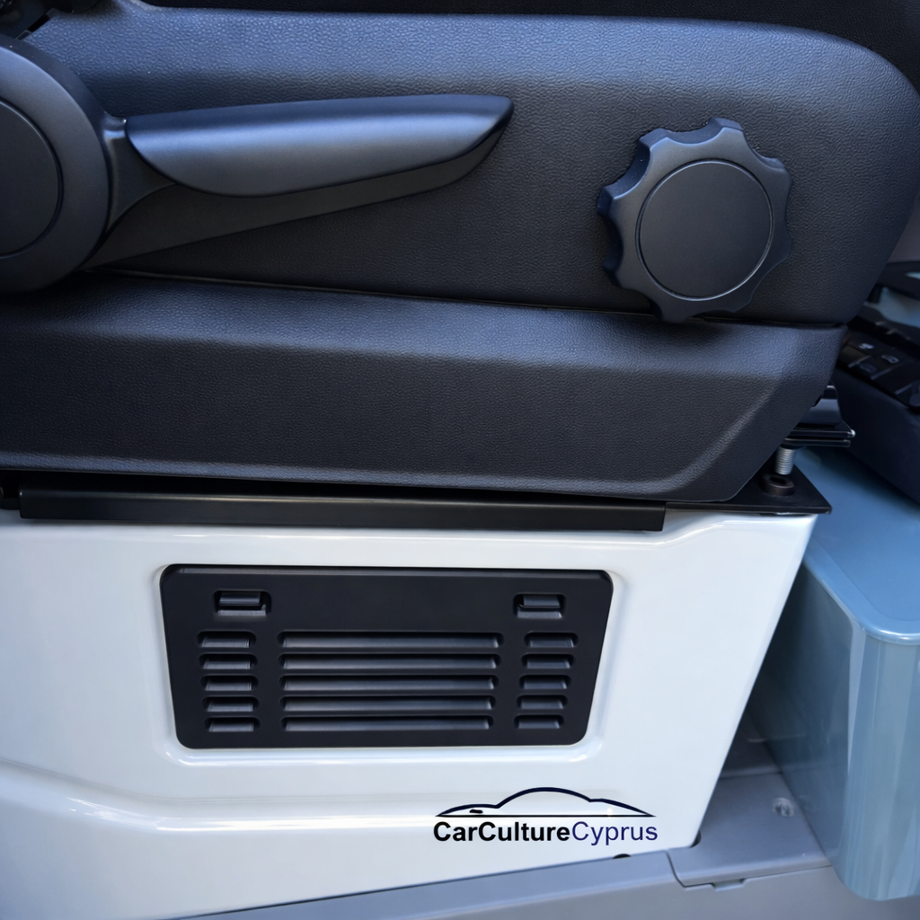 Mercedes Sprinter Vented Seat Access Panel – Passenger Seat Base Cover for Diesel Heater Airflow