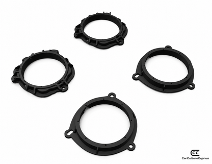 Nissan Stagea 6.5 Front and Rear Door Speaker Adapter Set