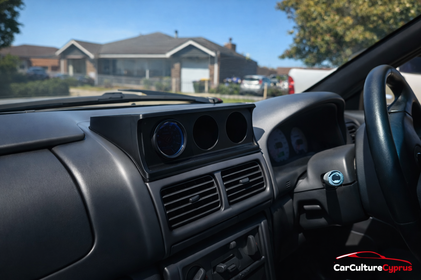 Subaru Impreza WRX GC8 Triple Gauge Pod – Top Dash Cubby Mount (52mm)