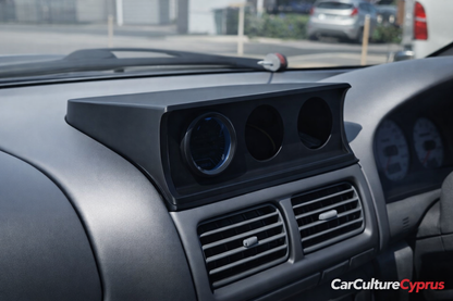 Subaru Impreza WRX GC8 Triple Gauge Pod – Top Dash Cubby Mount (52mm)