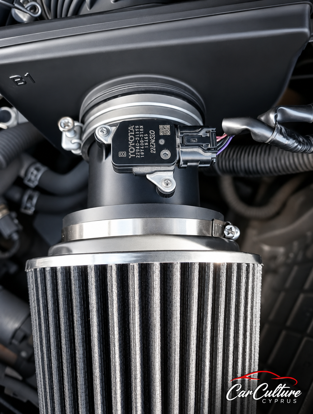 Toyota Blade Master 2GR FE MAF Intake Tube for 76mm Pod Filter