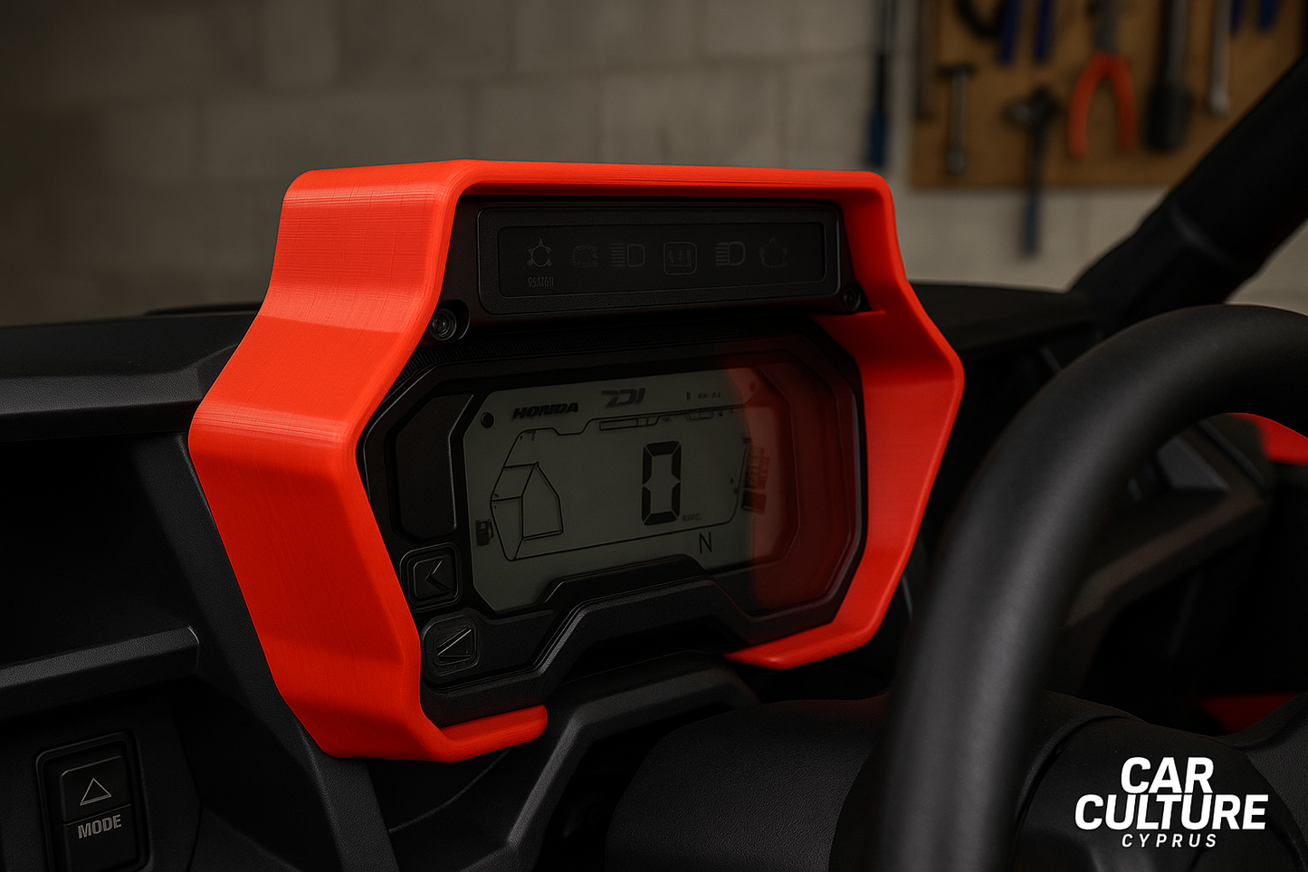 Honda Talon Gauge Relocation Kit | Meter Mount + Blocker Plates | Live Valve / 5-Switch / Blank Options