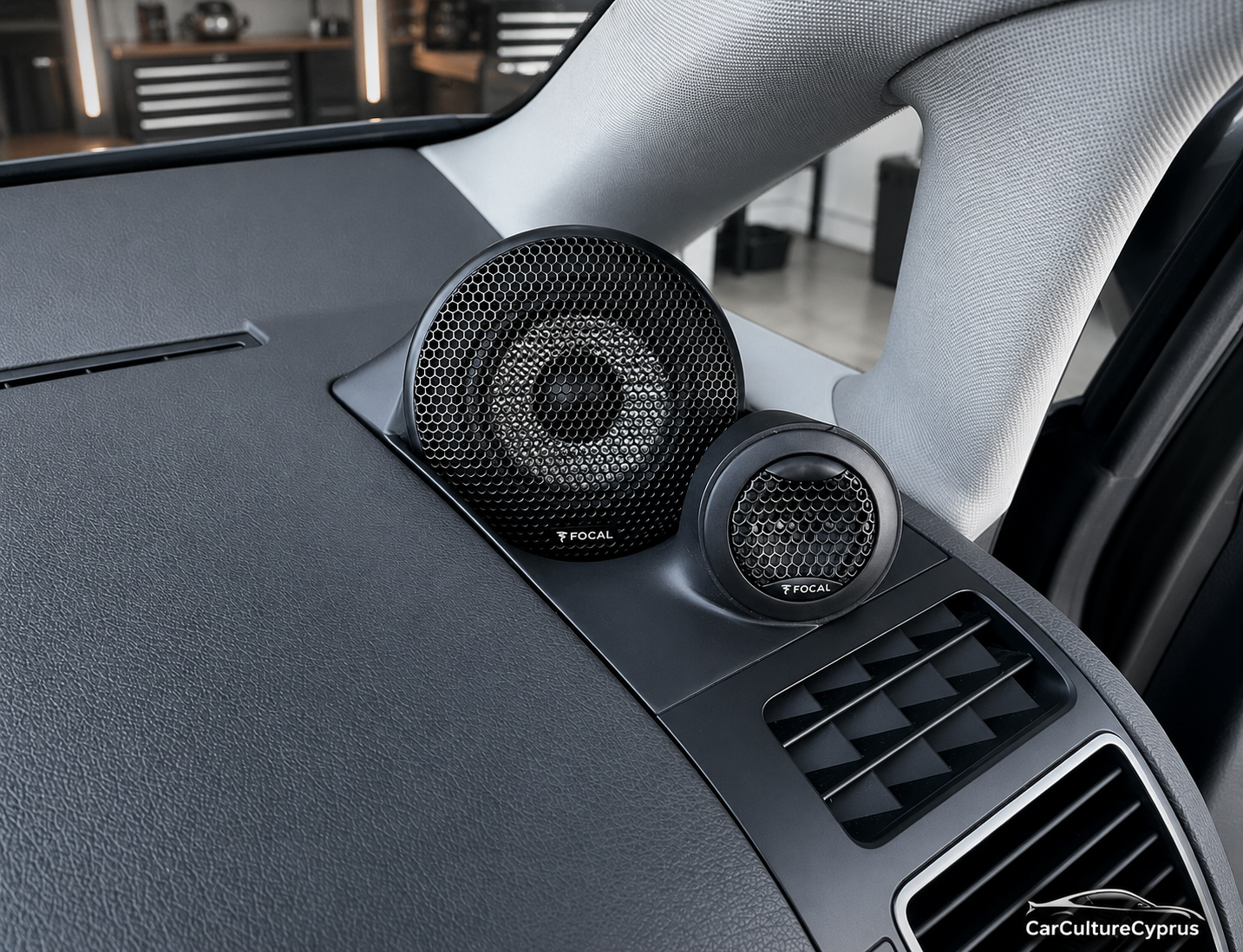 Volkswagen Touran 3 Way Speaker Dash Mount Set for Aftermarket Audio Upgrade