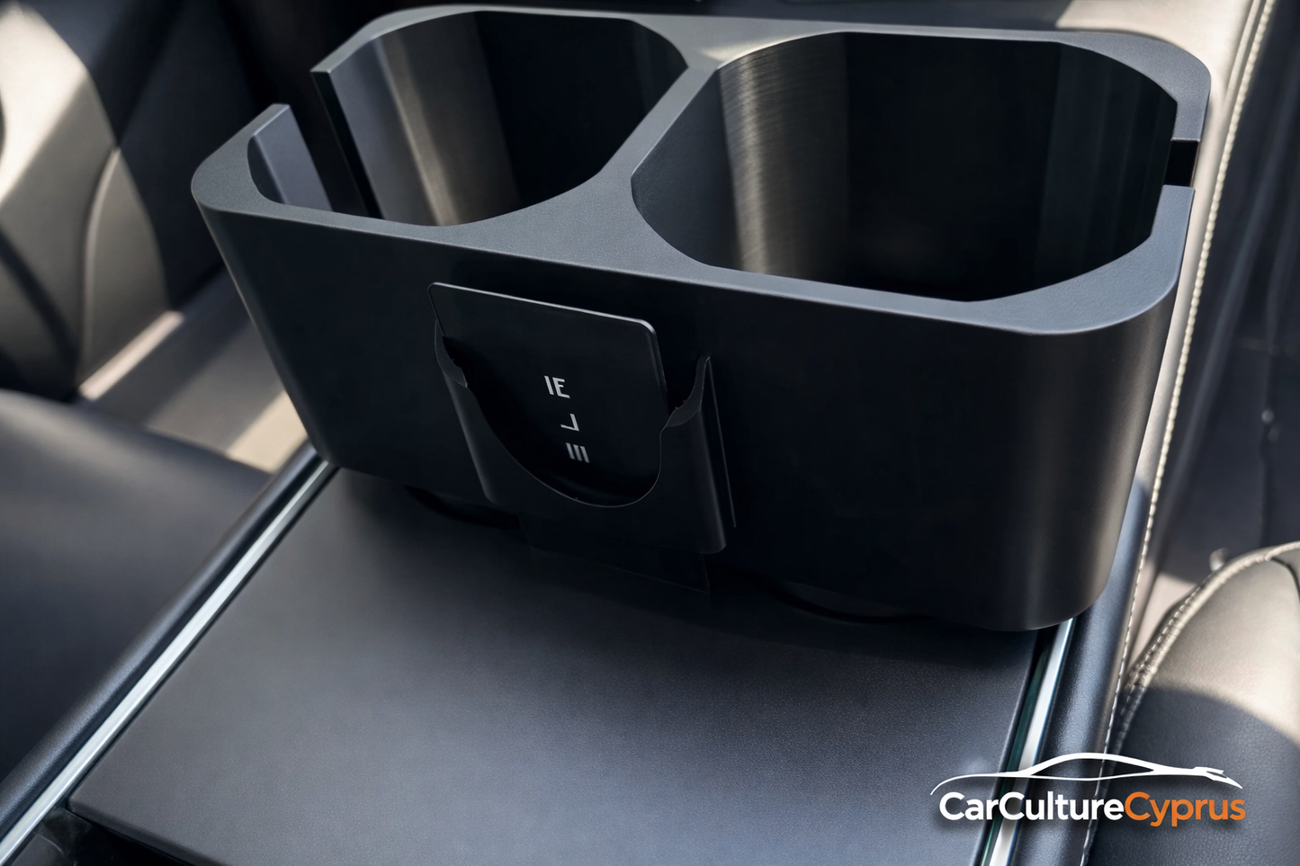 Tesla Model 3 / Model Y Large Cup Holder Insert for Mason Jar & YETI Bottle