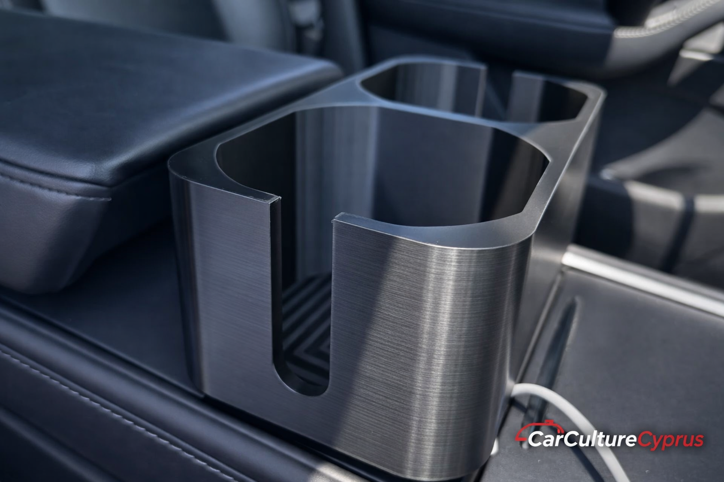 Tesla Model 3 / Model Y Large Cup Holder Insert for Mason Jar & YETI Bottle